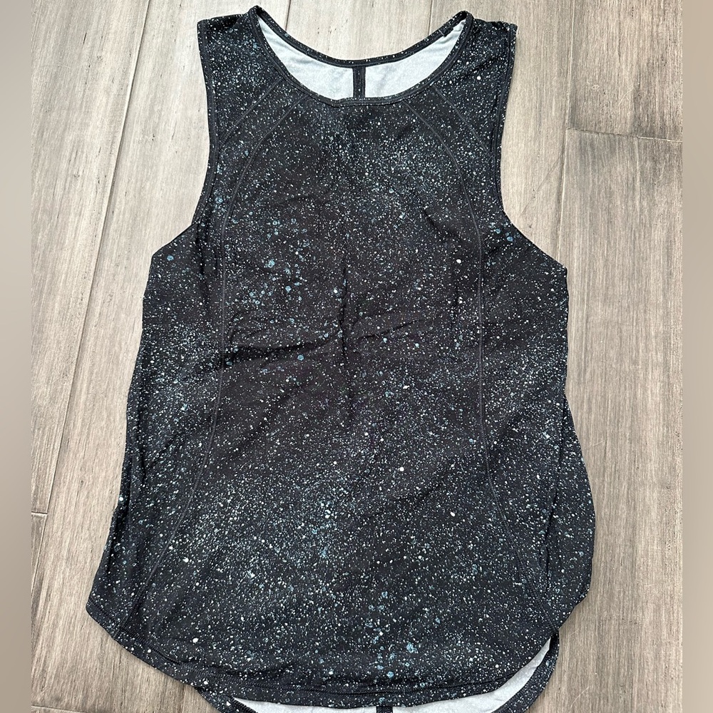 Lululemon Sculpt Tank Mineralize Multi Laser Cut